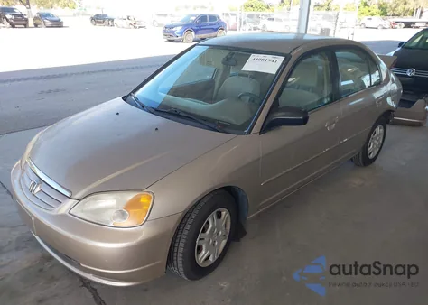 2002 Honda Civic Lx z USA, uszkodzony, nr VIN 2HGES16552H565286